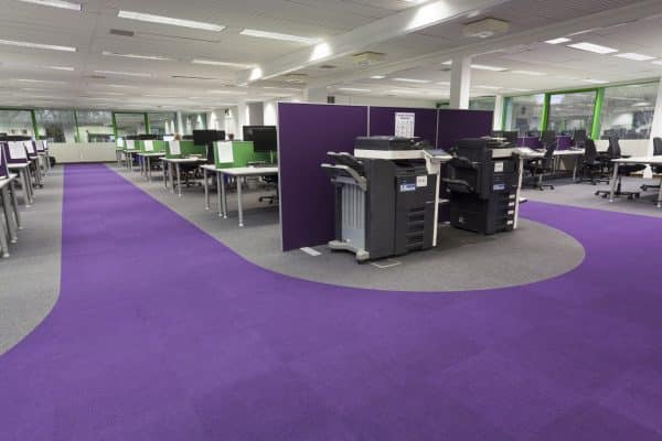 Comet Carpet Heckmondwike Broadrib Carpet Tiles Fitted