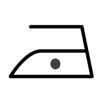 Iron at maximum sole-plate temperature of 120°C without steam