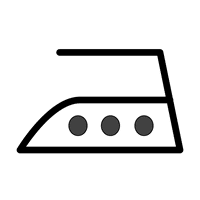 Iron at maximum sole-plate temperature of 210°C